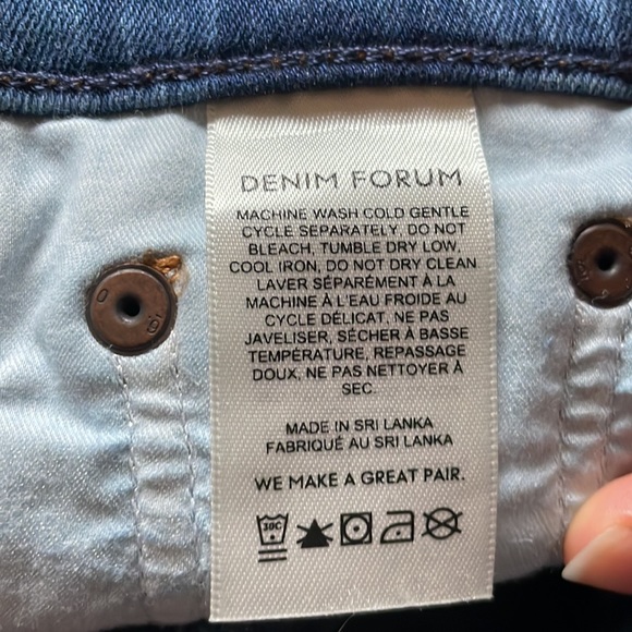 Aritzia Denim Forum Nico Mod Rise Skinny Crop Jeans - Picture 7 of 8